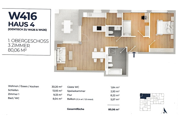 Grundriss Wohnung Endingen