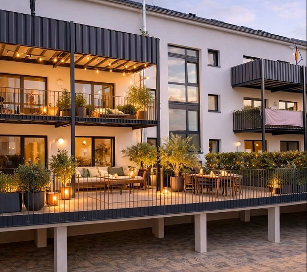 Ansicht Bad Krozingen Erdgeschosswohnung Komfortable 4-Zimmer Wohnung mit gro�er Terrasse im Stadtzentrum von Bad Krozingen