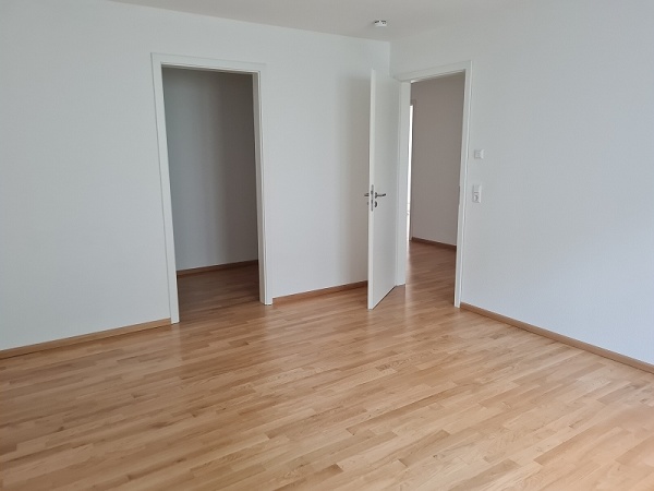Schlafzimmer mit Ankleide Erdgeschosswohnung Heitersheim