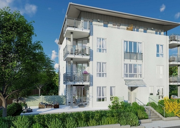 Ansicht 2 Erdgeschosswohnung Offenburg