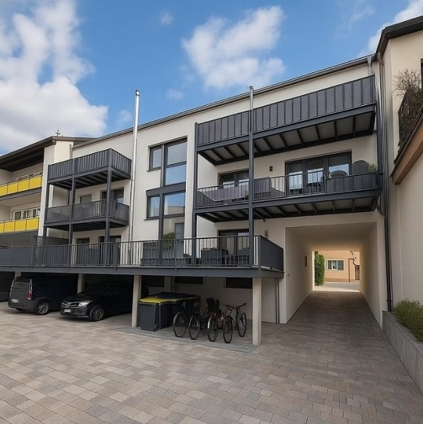 Ansicht 2 Dachgeschosswohnung Bad Krozingen