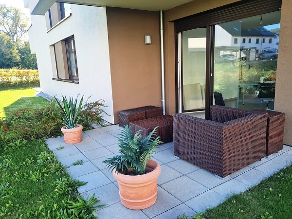 Terrasse / Garten B�ro / Praxis Schallstadt
