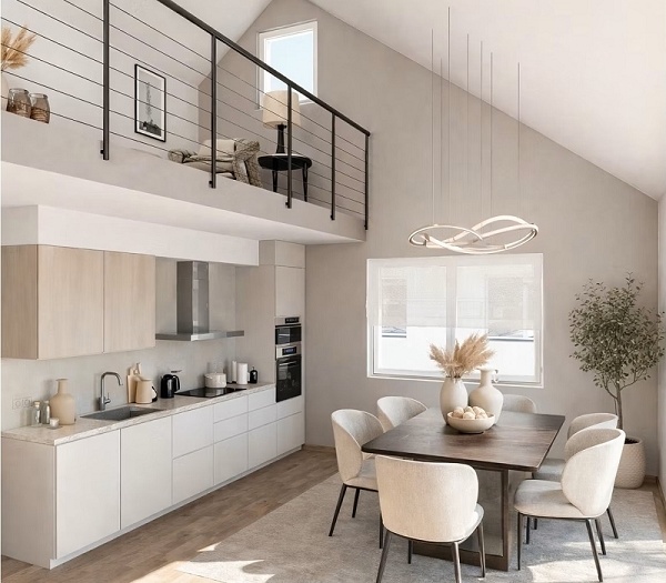 Ausstattungsbeispiel Dachgeschosswohnung Endingen