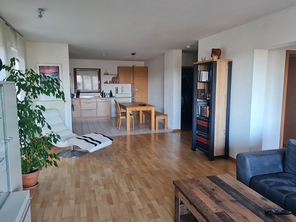 Wohnzimmer / K�che Wohnung Sulzburg
