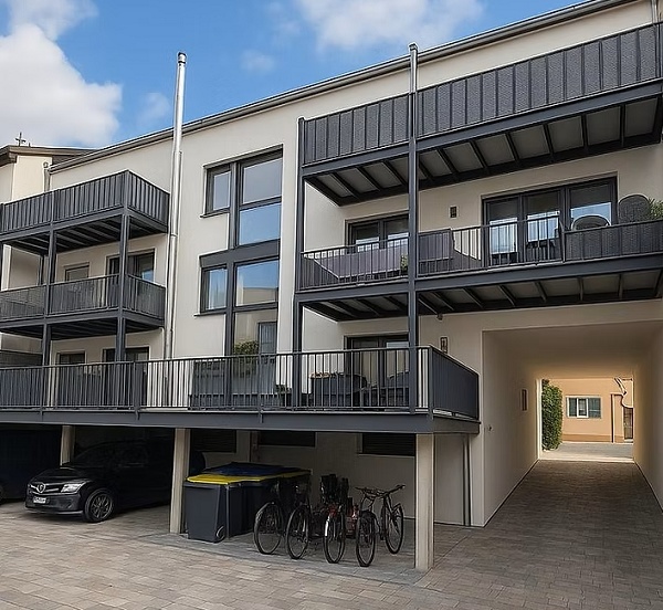 Ansicht Dachgeschosswohnung Bad Krozingen