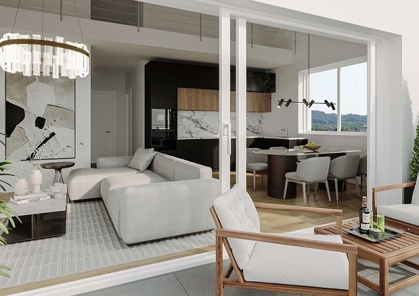 Ausstattungsbeispiel Dachgeschosswohnung Endingen